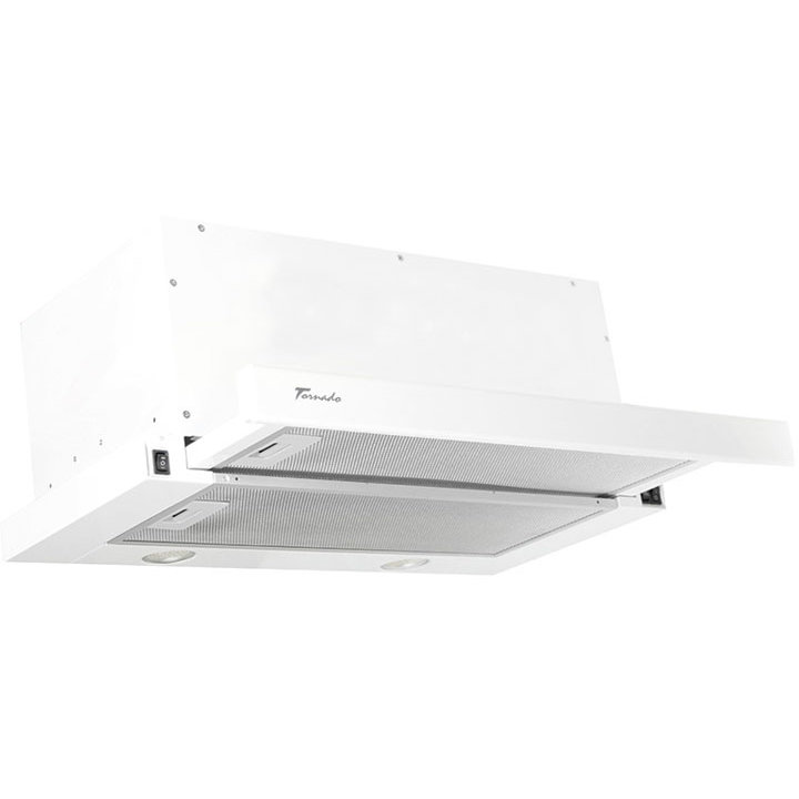 Hota telescopica incorporabila Storm 1200 60 1 motor 3 viteze Alb