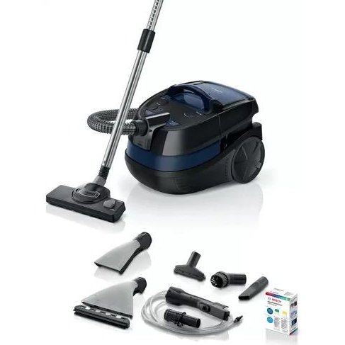 Aspirator cu spalare Wet&Dry 3in1 Putere Motor 1700W Negru/Albastru