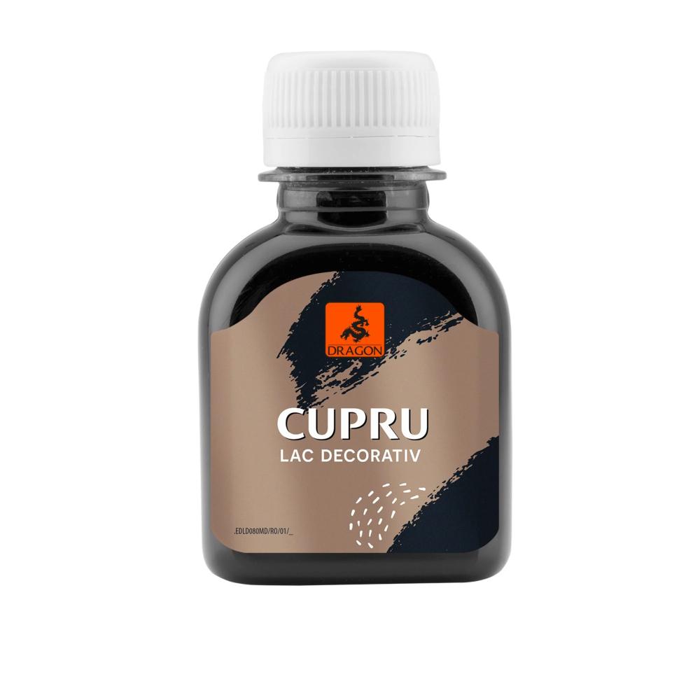 Lac decorativ Dragon Copper, cupru, interior/exterior, 80 ml