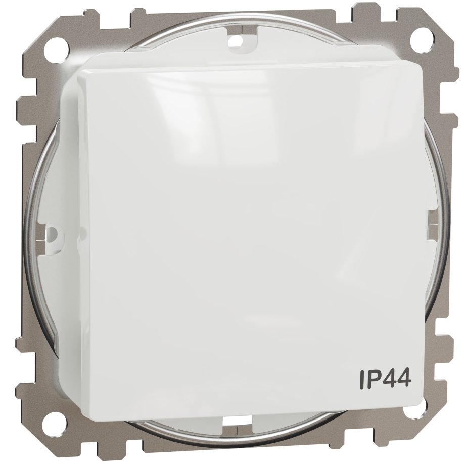Intrerupator simplu IP44, Schneider, Sedna Design, SDD211101, alb