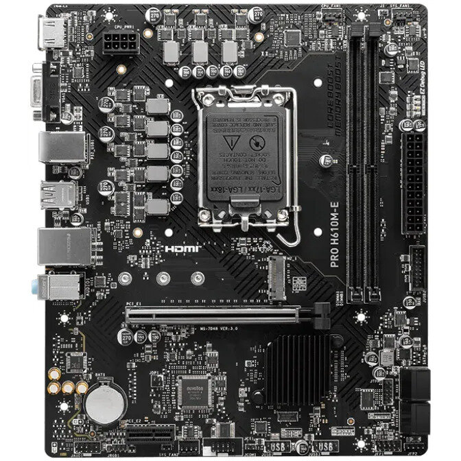 Placa de baza PRO H610M-E