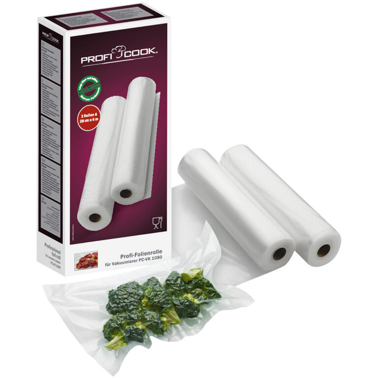 Set 2 Role pentru Vidat pentru Aparate Vacuum PC-VK 1015 / 1080 / 1134 28x600CM Transparent