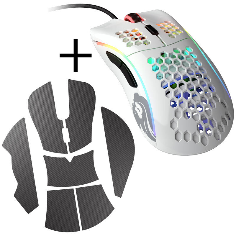 Mouse Model D Gaming+ Grip Tape Alb