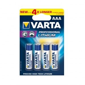 Baterie  VARTA LITOWER3 BAVA 6103, (AAA), 4 bucati professional