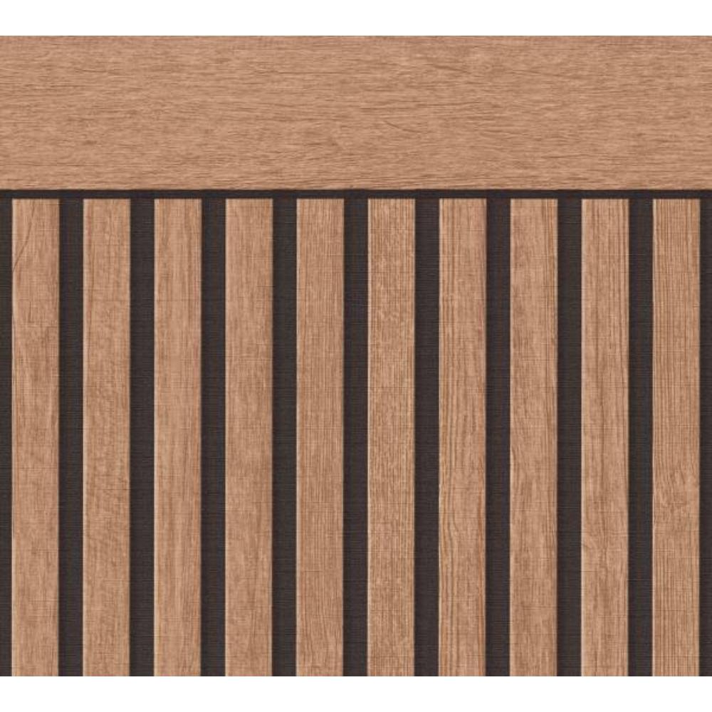 Tapet vinil As Creation 397444, bej, model 3D tip riflaj lemn, 5 x 1.06 m