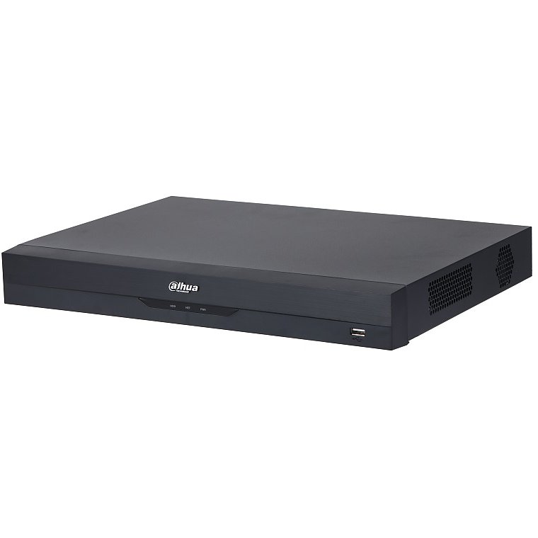 NVR 8 canale Dahua NVR4208-EI, 16MP, Smart H.265+, SMD Plus, recunoastere faciala, Perimetru, 2x SATA, alarma, fara PoE