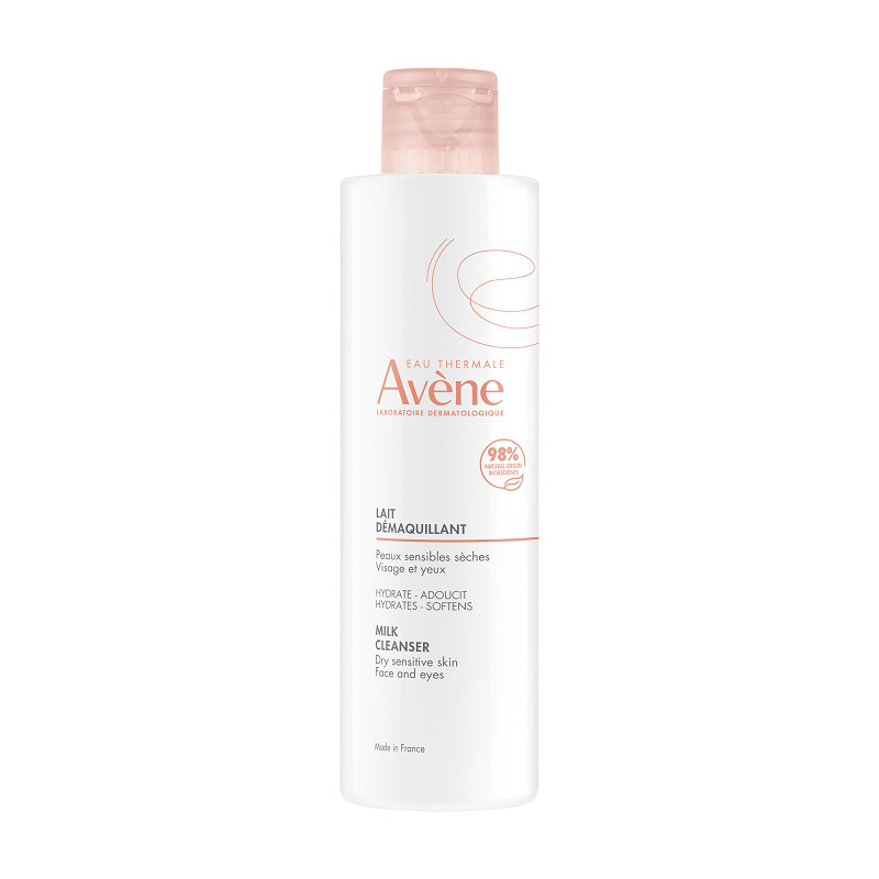 Lapte demachiant pentru tenul sensibil si uscat, Leche limpiadora desmaquillante, Avene, 200 ml (Gramaj: 200 ml)