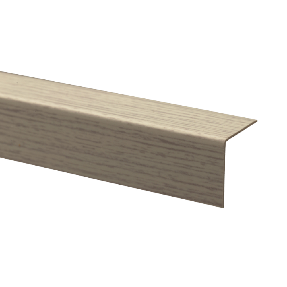 Profil de colt L SET, 32018, PVC, gri alaska, 25 x 2750 mm