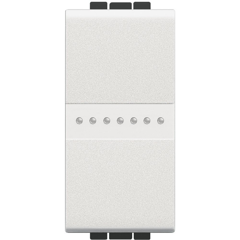 Intrerupator cap cruce 1 modul Living Light Bticino N4054, alb