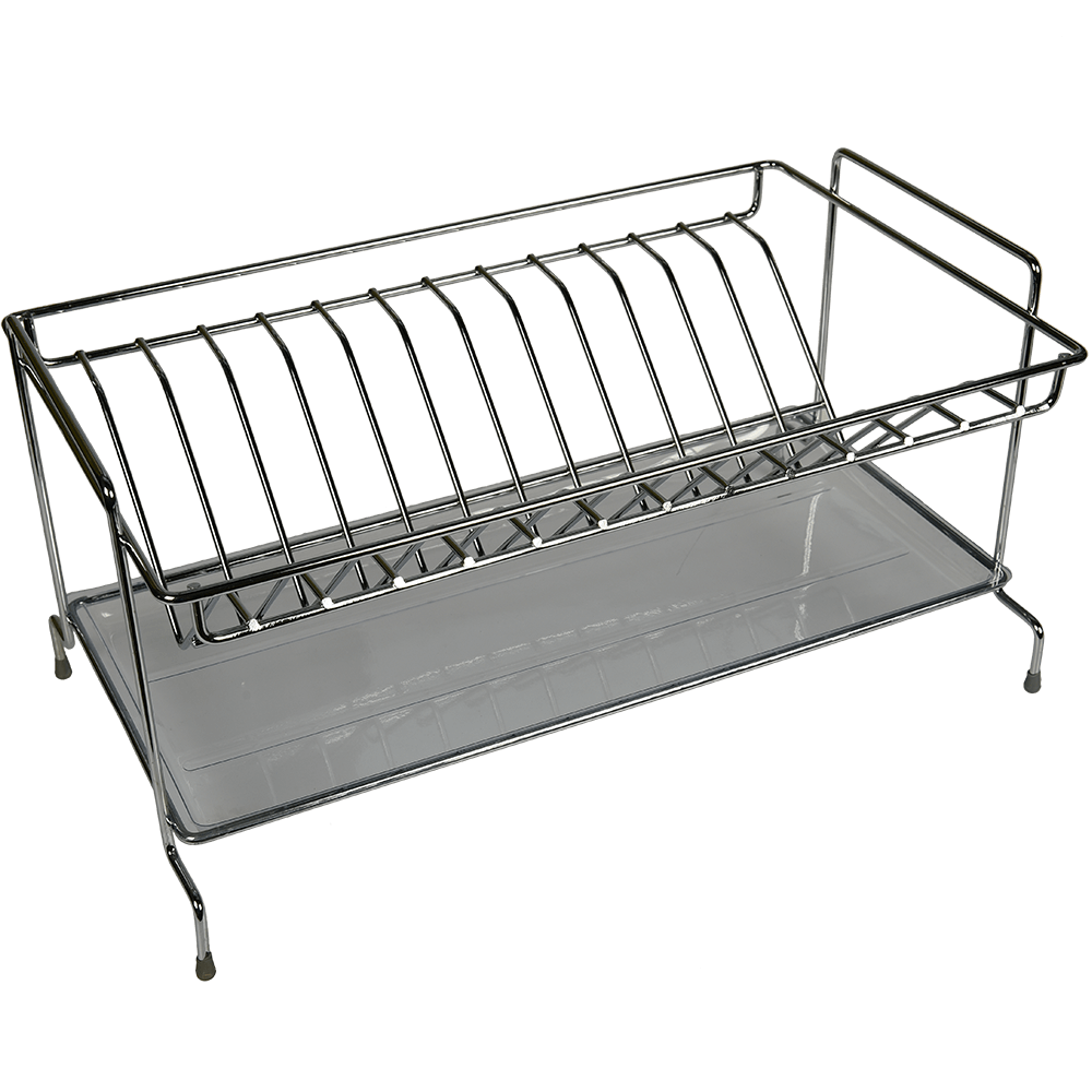 Suport pentru farfurii, fier cromat, 37 x 22,5 x 18,5 cm