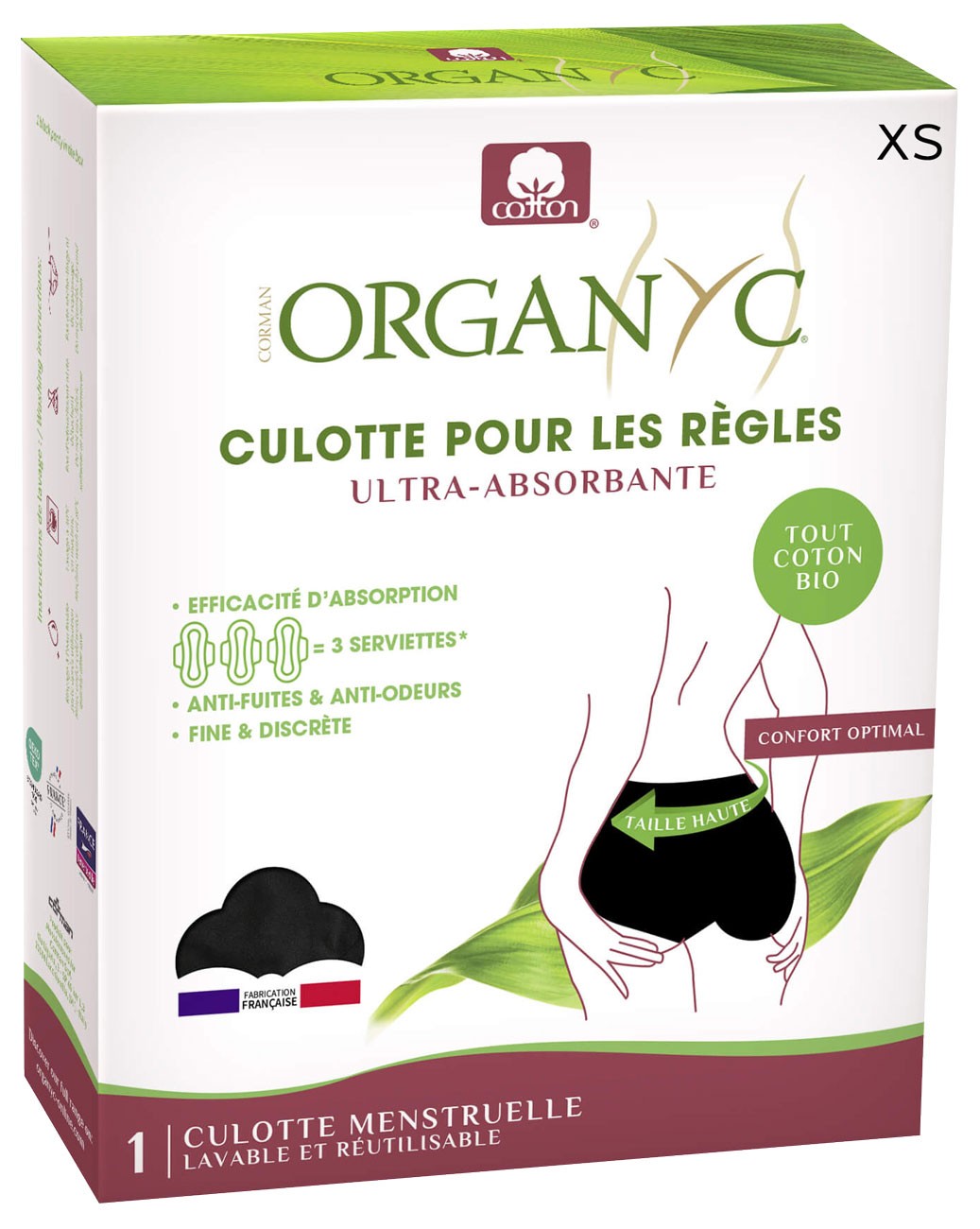 Lenjerie intima pentru perioada menstruala, marimea XS, Organyc