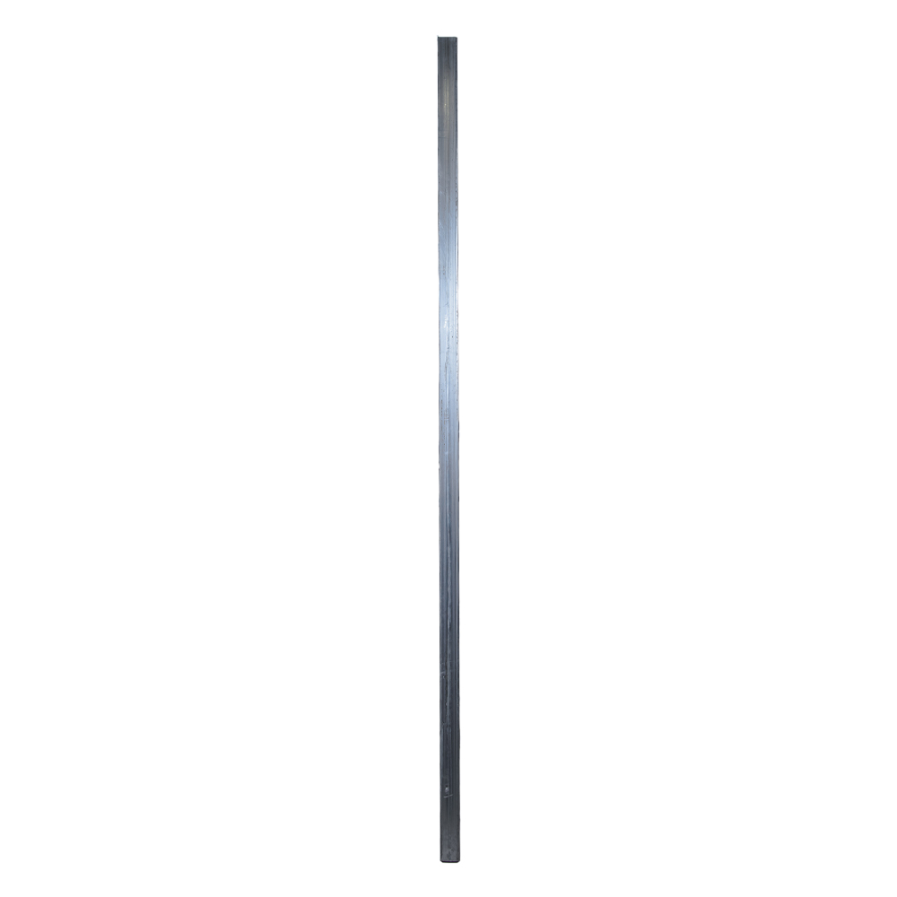 Stalp gard, otel zincat, dreptunghiular, fixare in beton, 2.5 m, 60 x 40 mm