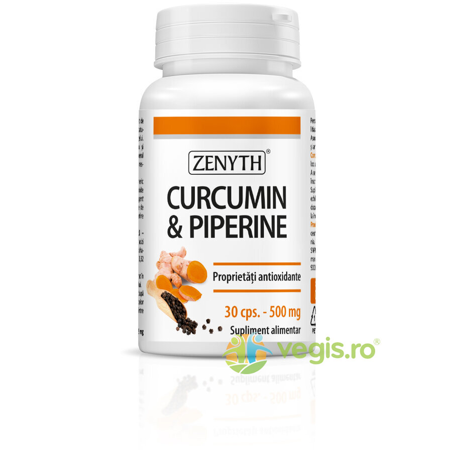 Curcumin & Piperine 500mg 30cps