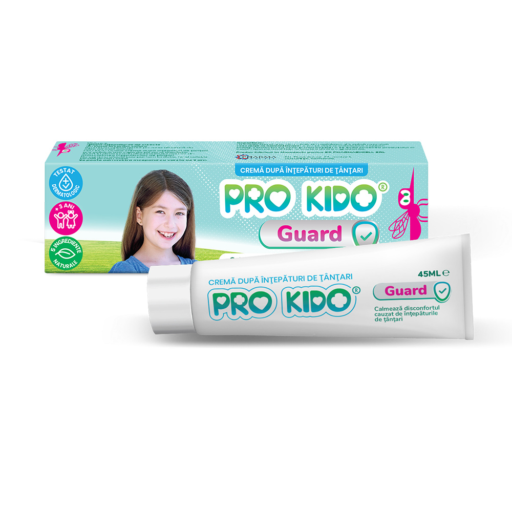 Crema dupa intepaturi de tantari, Pro Kido Guard, PharmaExcell, 45ml