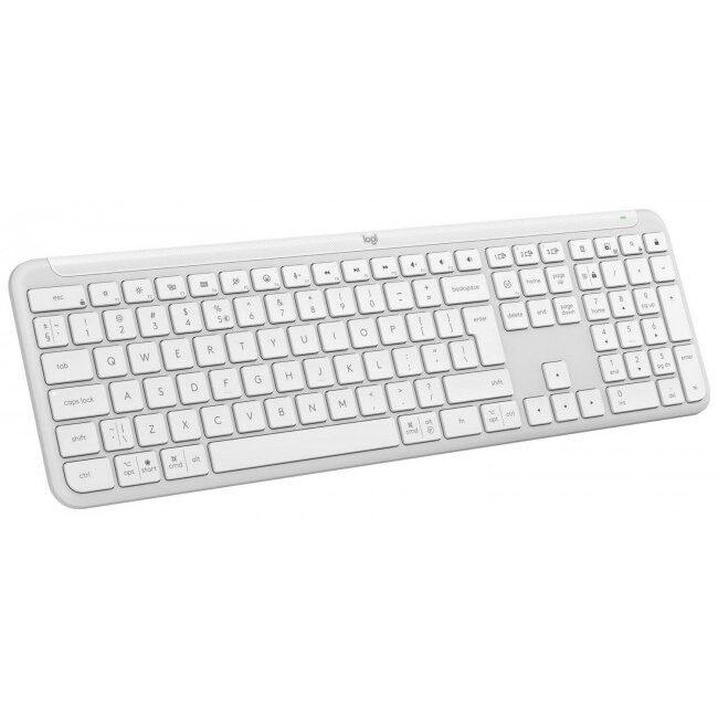 Tastatura Wireless Signature Slim K950 RF / Bluetooth Layout US INTL Alb