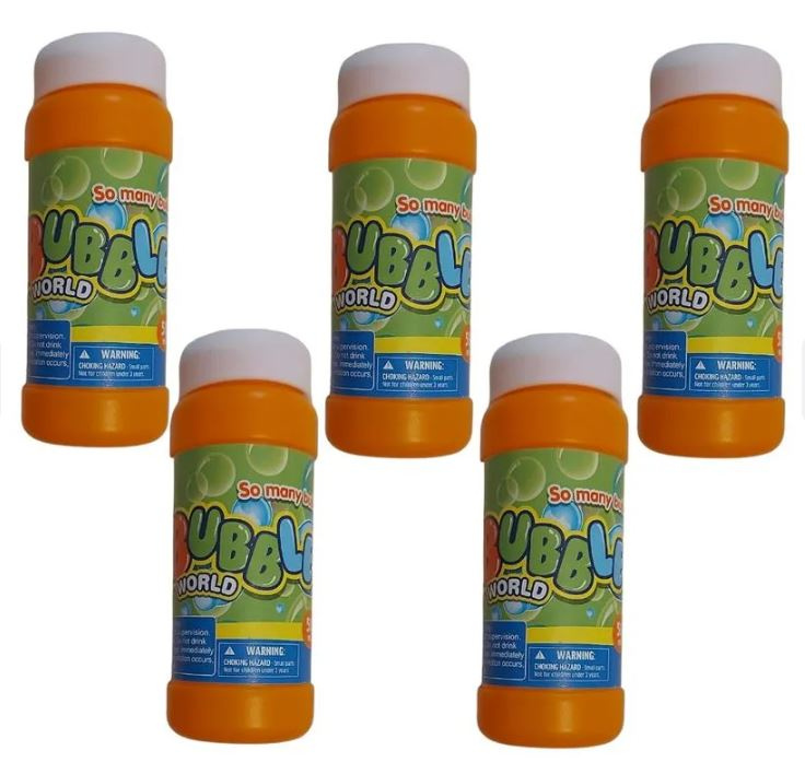 Solutie de facut baloane de sapun (Cantitate: 5 X 59 ml)