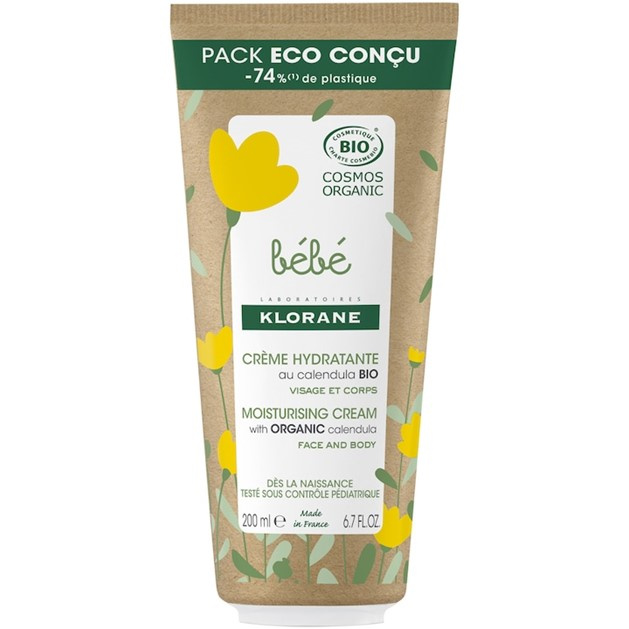 Crema hidratanta BIO pentru bebelusi si copii Klorane Bebe, 200ml