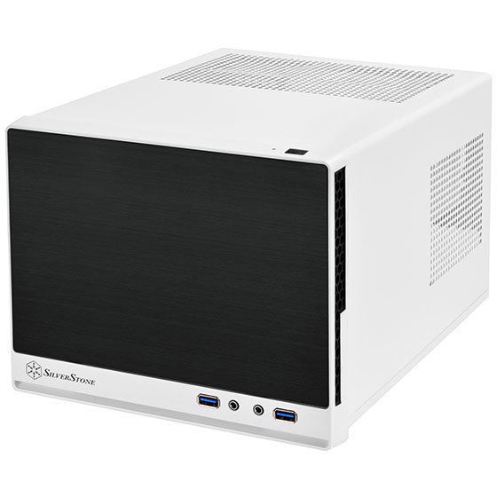 Carcasa SST-SG13WB-Q Sugo Black White