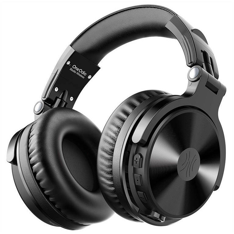 Casti Studio Wireless C Bluetooth 5.2 Cablu de 3.5MM Autonomie 110 Ore Negru