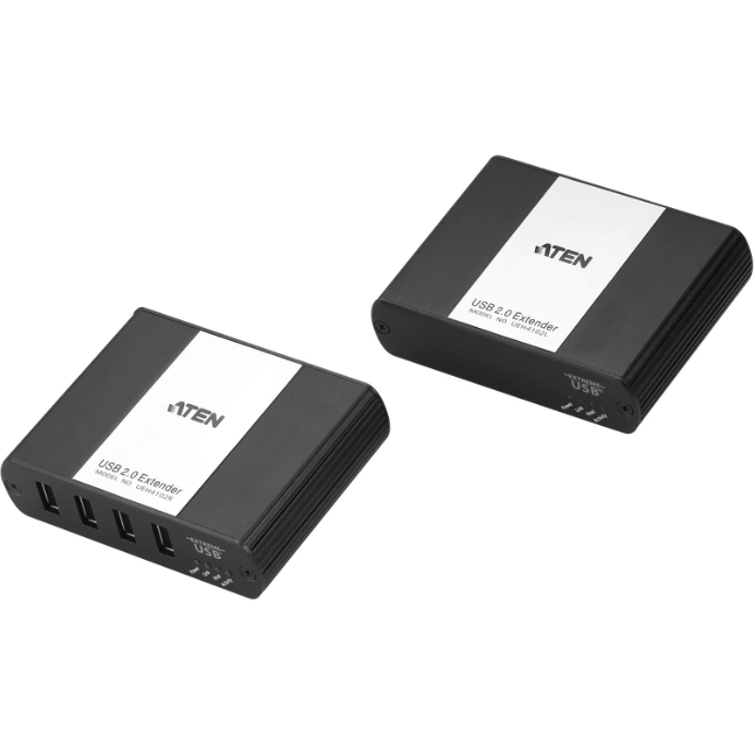 Extender 4-Port USB 2.0  10/100/1000Mbps Negru