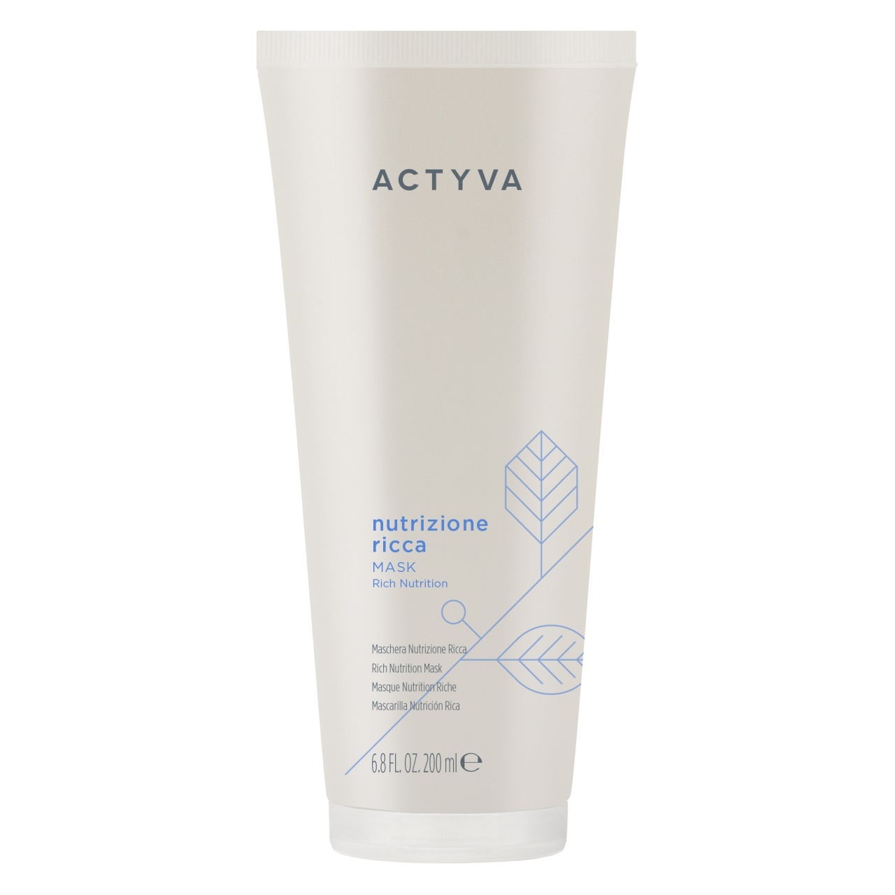 Masca de hidratare intensa par foarte uscat Kemon Actyva Nutrizione Ricca (Gramaj: 200 ml, Concentratie: Masca de par)