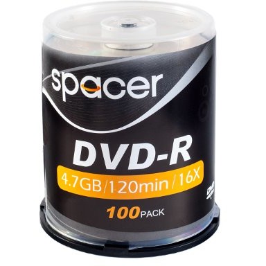 VD-R SPACER 4.7GB, 120min, viteza 16x, 100 buc, spindle, DVDR25 166556/45501234 / 19403 001 001/166556 4