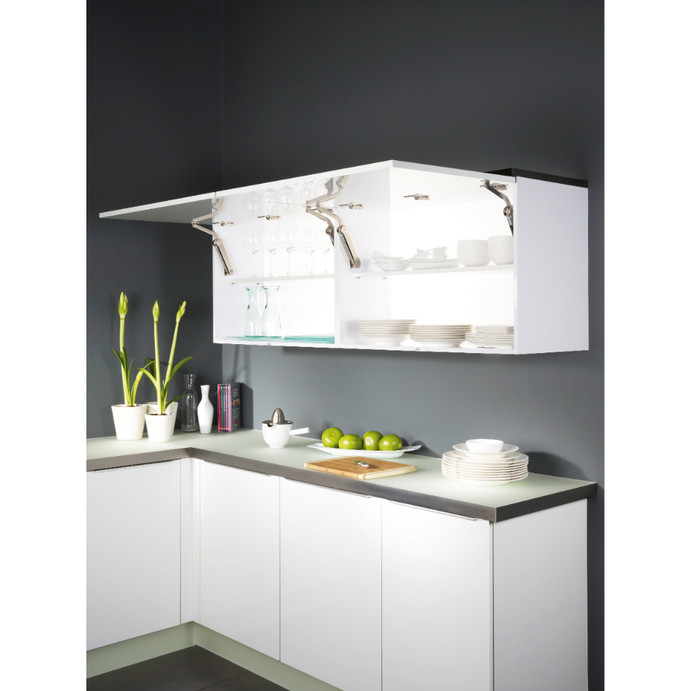 Brat pivotant metalic Maxi Tip D, gri