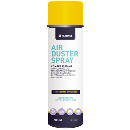 Spray Aer Comprimat Curatare Dispozitive Electronice 600ml Alb