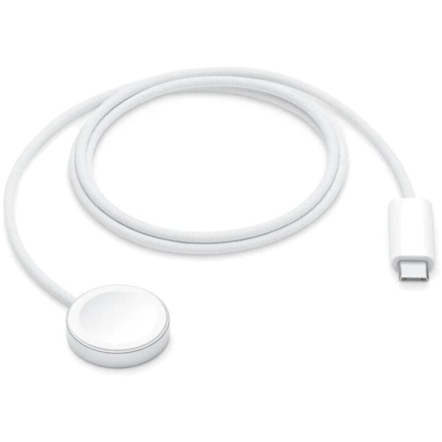 Cablu Date Original  Magnetic  Apple Watch  Fast Charger  USB-C  1m  Alb