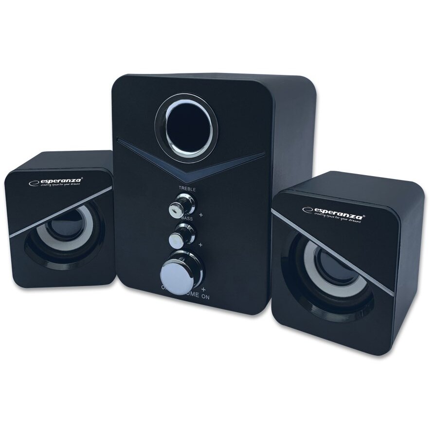 Sistem Audio 2.1 Cancan EP153 Alimentare USB  6W Negru