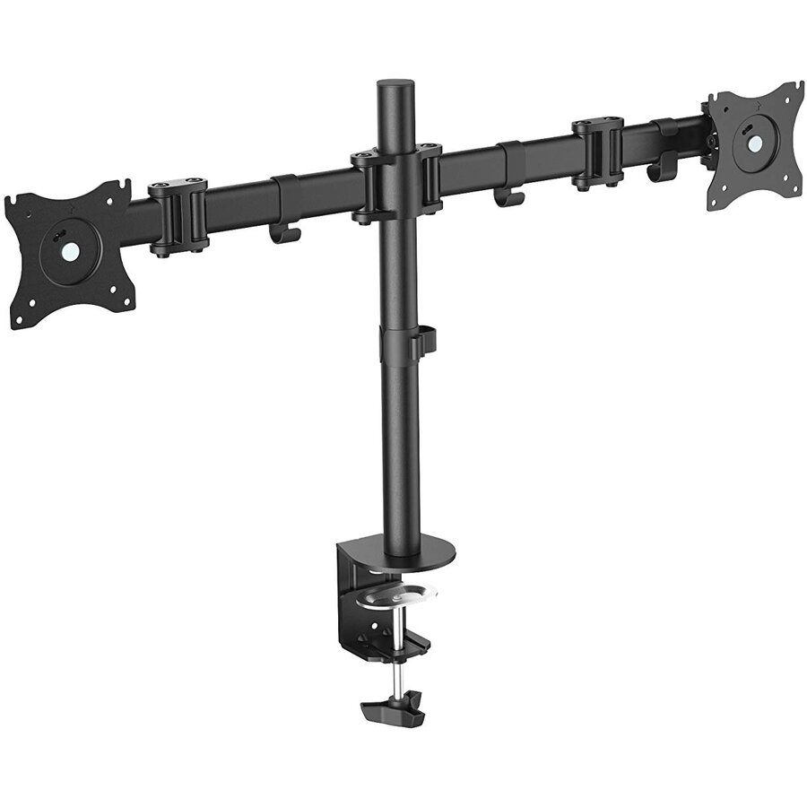 Suport 2 Monitoare Universal 27inch Max 16kg Negru