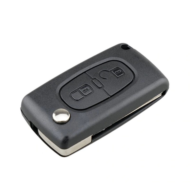 Carcasa Cheie Auto Techstar® compatibila cu Peugeot, Citroen, 207,307, 407, C2, C3, C4, C5, C6, C8, cu 2 Butoane, VA2