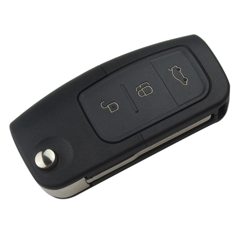 Carcasa Cheie Auto Techstar® compatibila cu Ford Focus, Fiesta, Mondeo, Galaxy, Kuga, C-Max, 3 Butoane