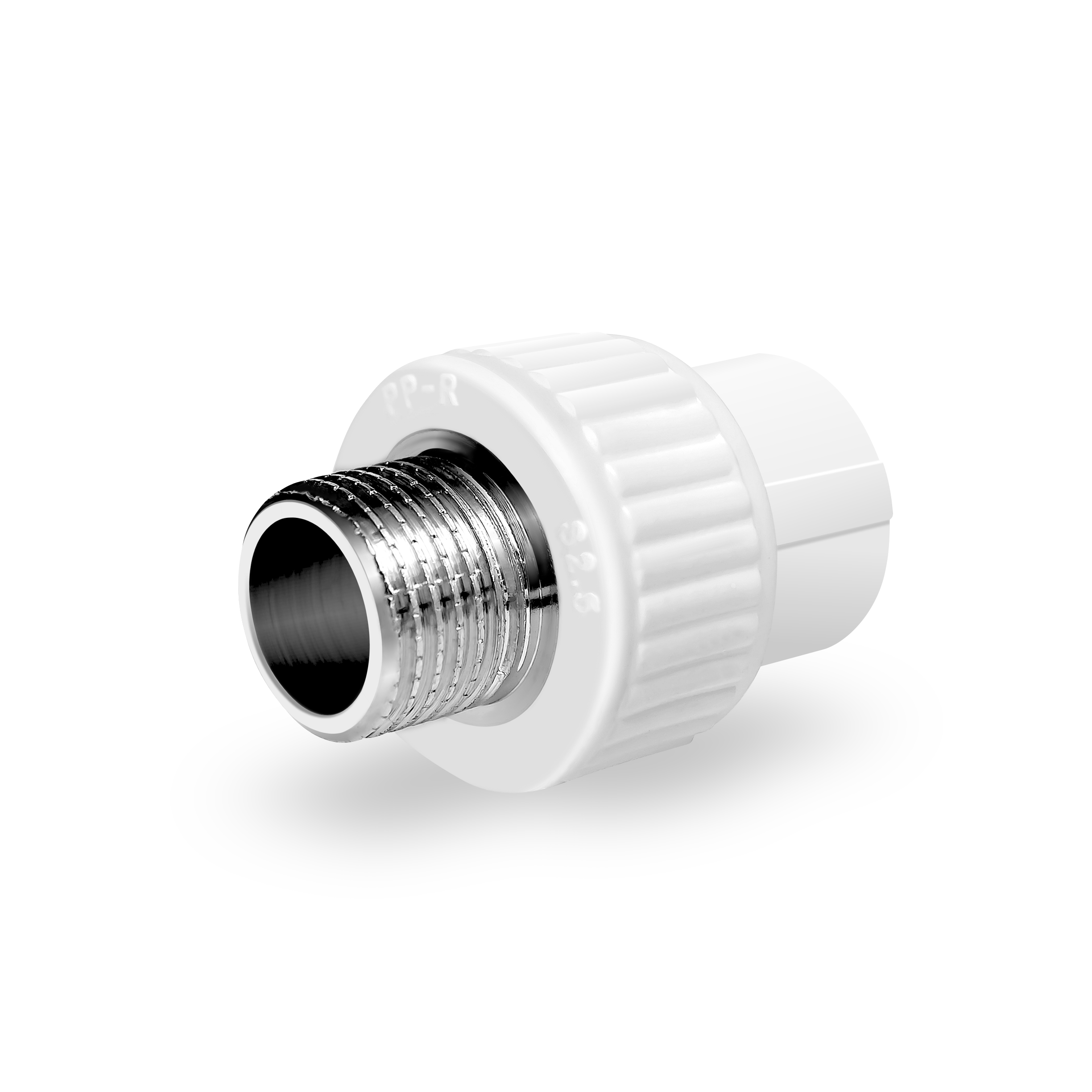 Mufa PPR 32 mm , 1, filet exterior, alb