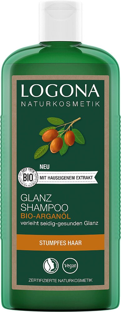 Sampon pentru stralucire, 250ml Logona