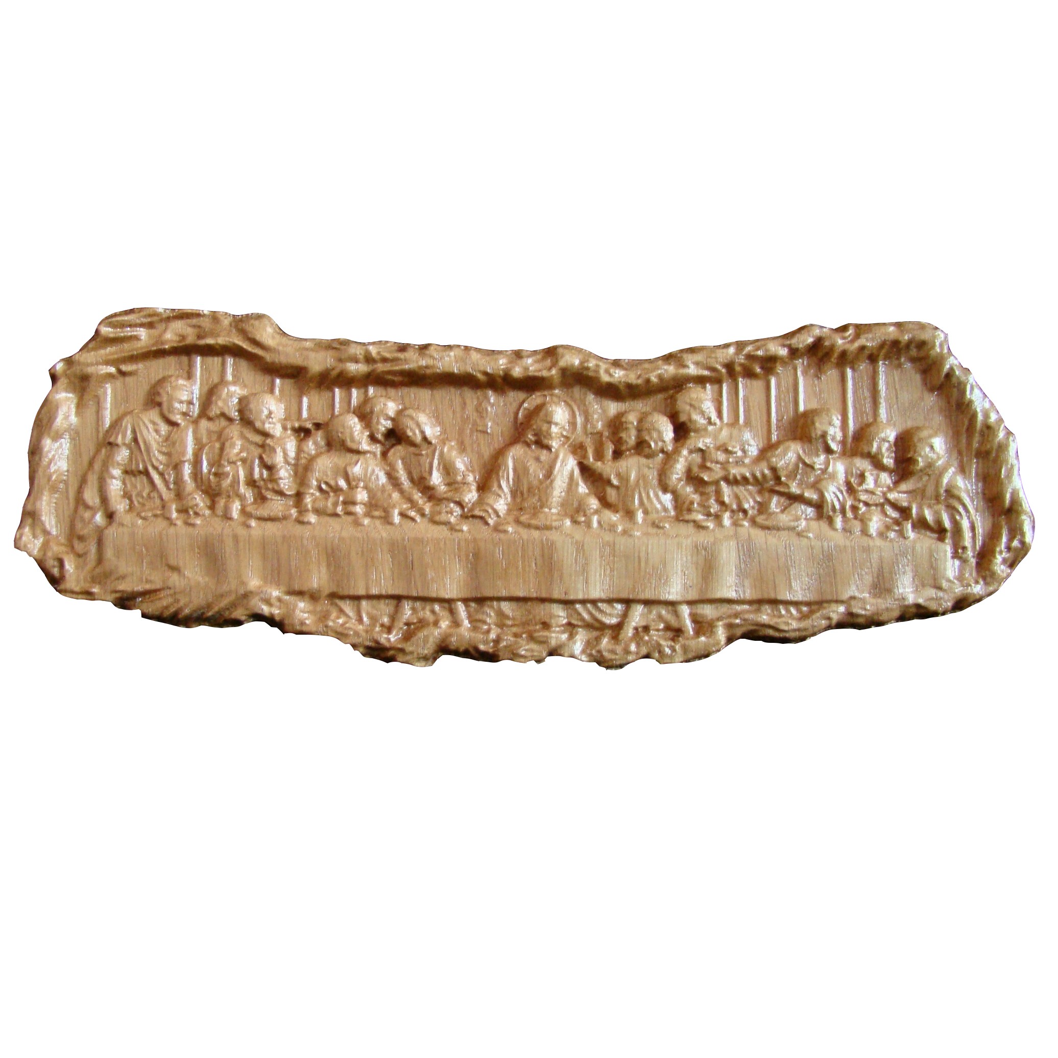 Icoana sculptata Cina cea de Taina, stejar, 26x9 cm