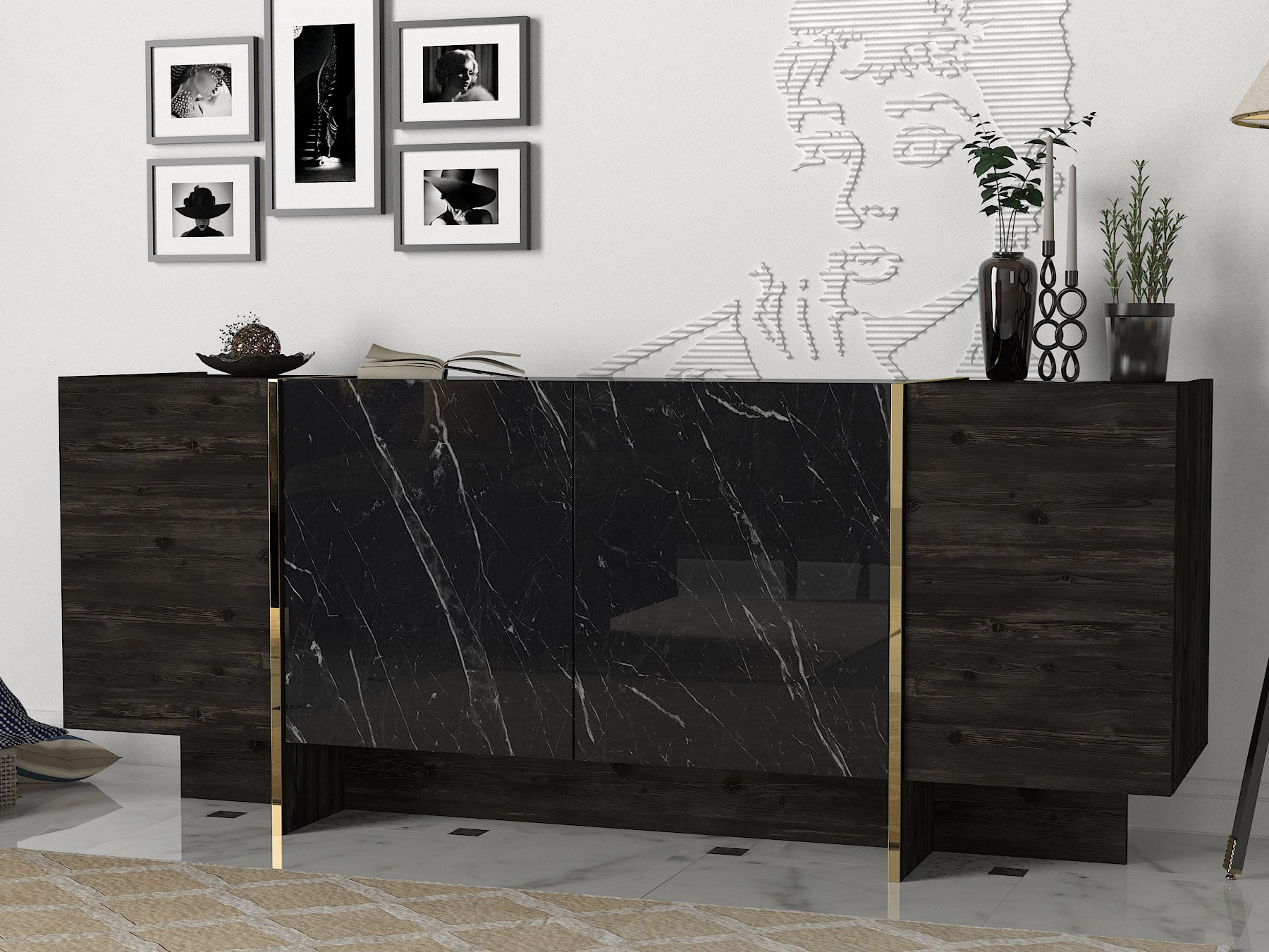Dulap Tip Consola Veyron 180 X 75.5 X 46.6