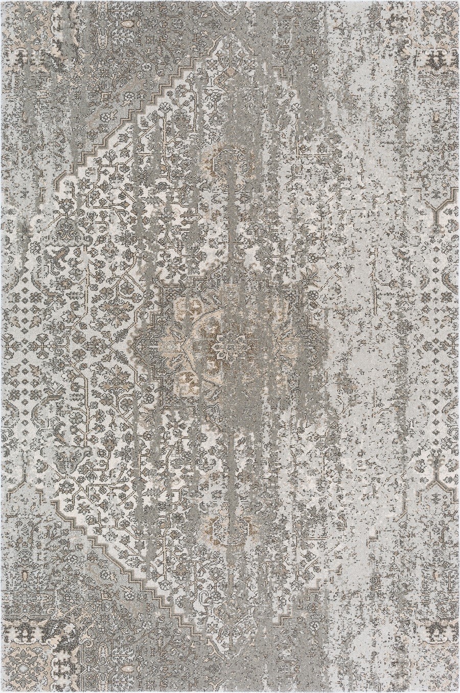 Covor lana nevopsita Huviel Grey 200 X 300 cm