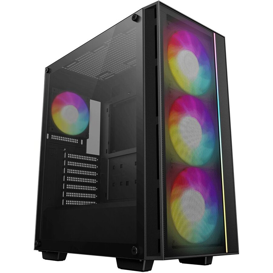 Carcasa Matrexx 55 Mesh V4 C Fara Sursa ABS+SPCC+Tempered Glass  aRGB Neagra