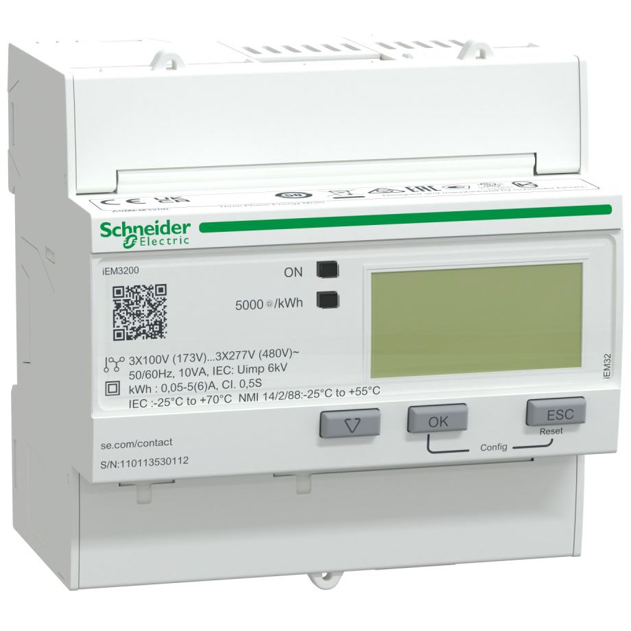 Contor energie simplu,transformator de curent 6 Schneider A9MEM3200