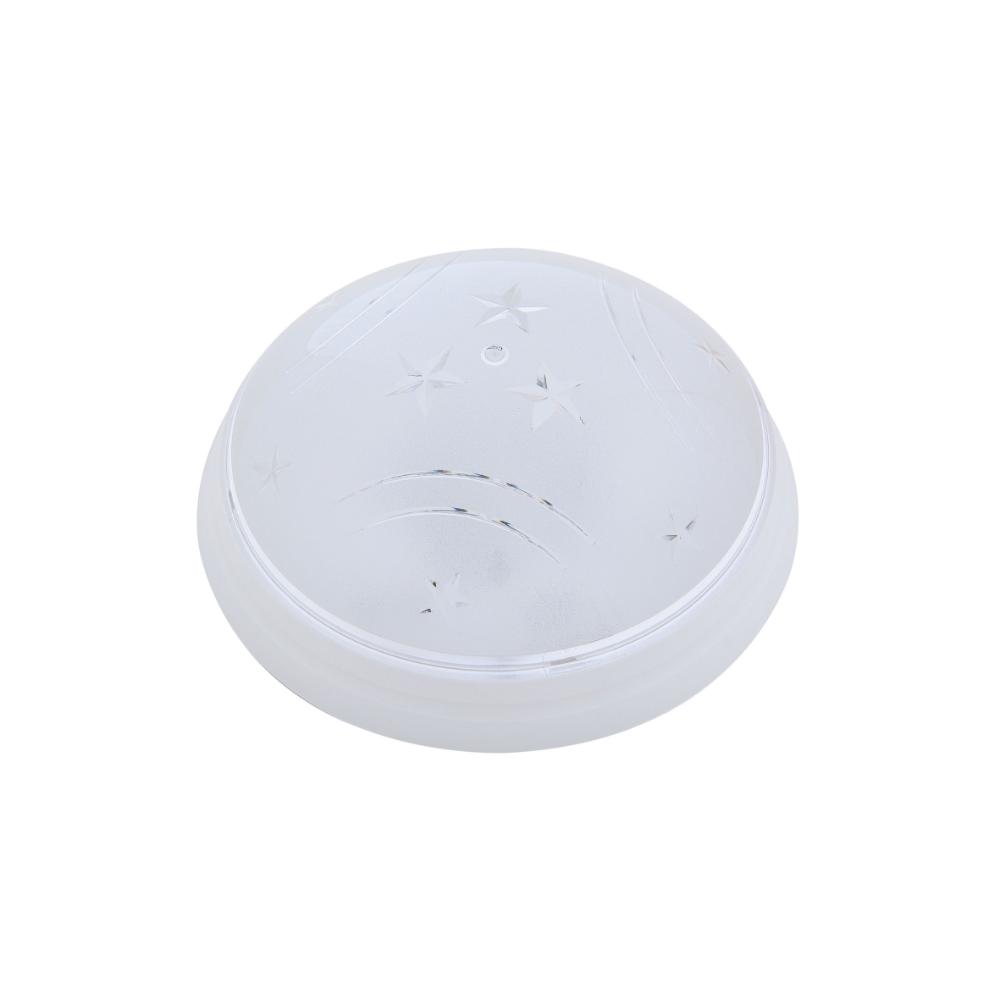Plafoniera interior Horoz Ufo Star, 1 x E27, plastic, alb, 15 W