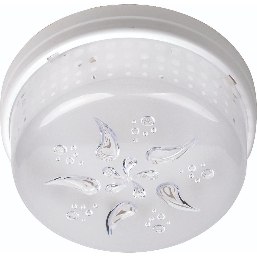 Plafoniera interior Glop Wind Rose, 1 x E27, plastic, alb, 26 W