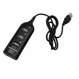 Hub USB EA116   480Mbps 	4x USB 2.0  Negru