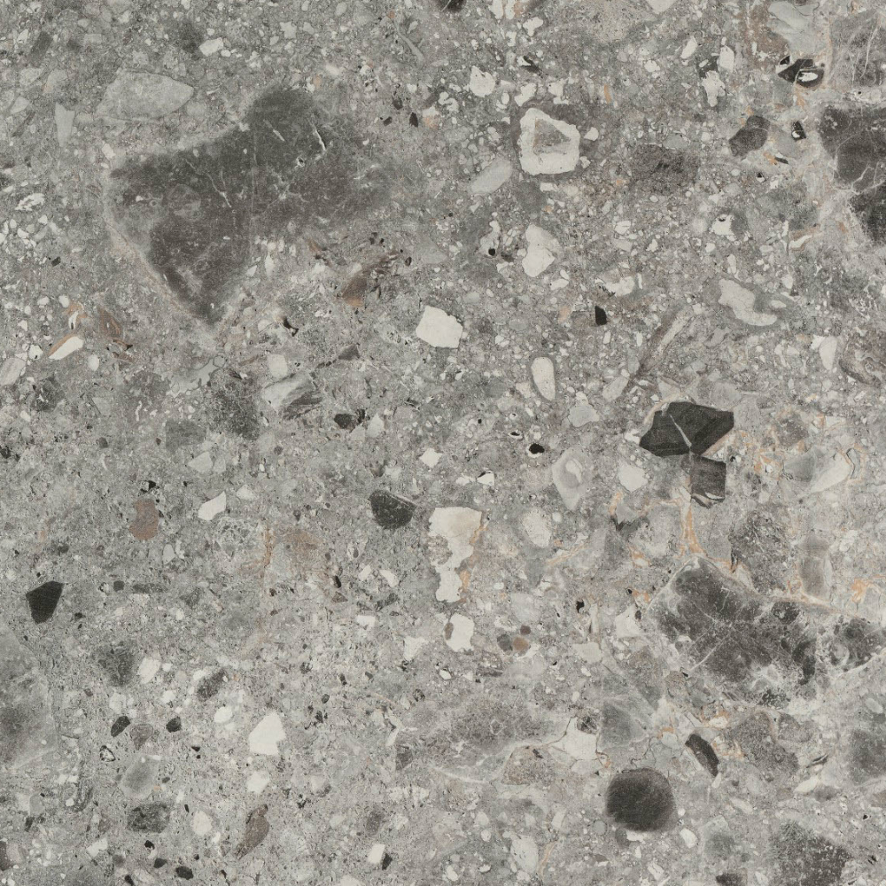 Blat bucatarie Egger F021 ST75, semi mat, Terrazzo Triestino gri, 4100 x 920 x 38 mm