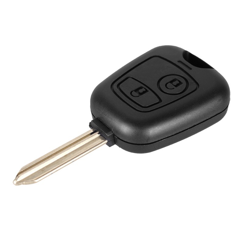 Carcasa Cheie Auto Techstar® compatibila cu Citroen C3, C2, C1, 206, 307, 407, Xsara , Berlingo, 2 Butoane, Lama SX9 (TOY43)