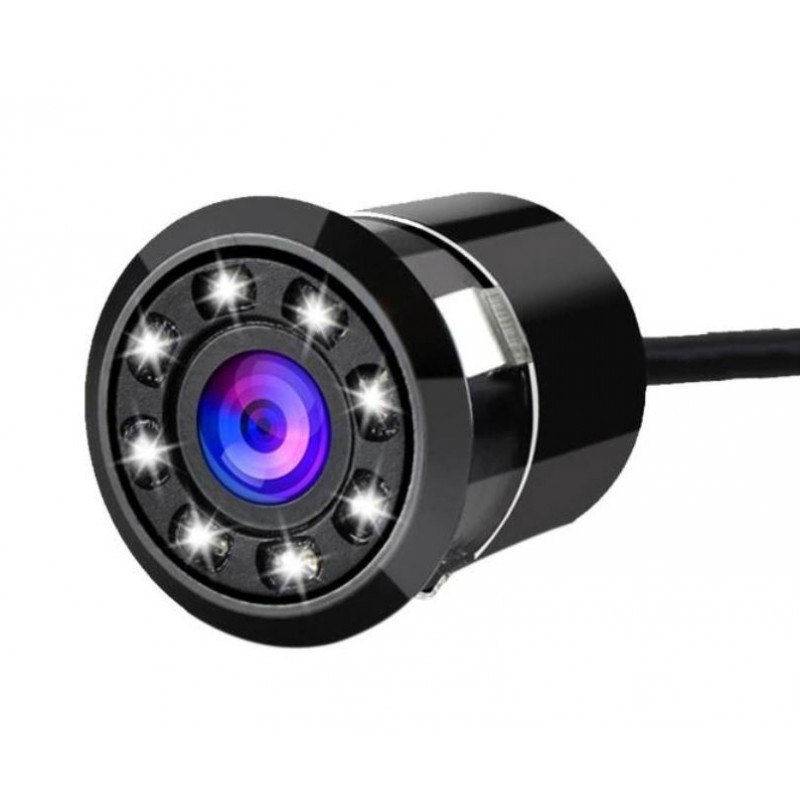Camera Auto Marsarier cu Vedere Retrovizoare Techstar® IR, 8 LED-uri, Vizionare Nocturna, Unghi 170°, Waterproof