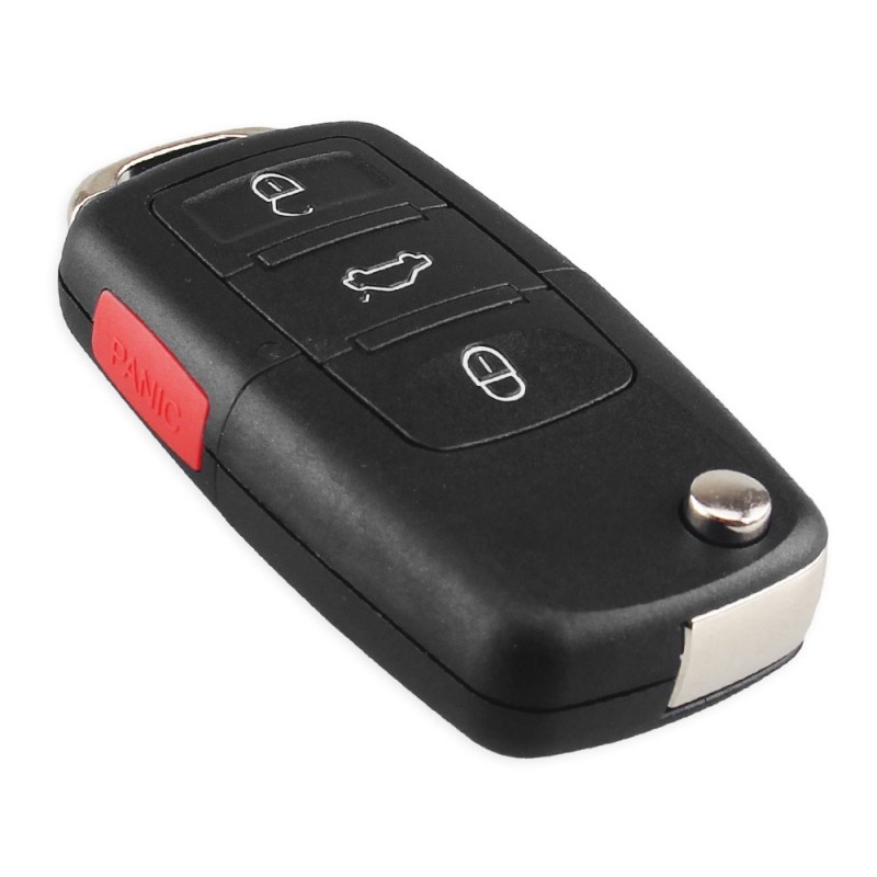 Carcasa Cheie Auto Techstar® compatibila cu Volkswagen Golf, Polo, Passat, Touran, Transporter, EOS, 4 Butoane