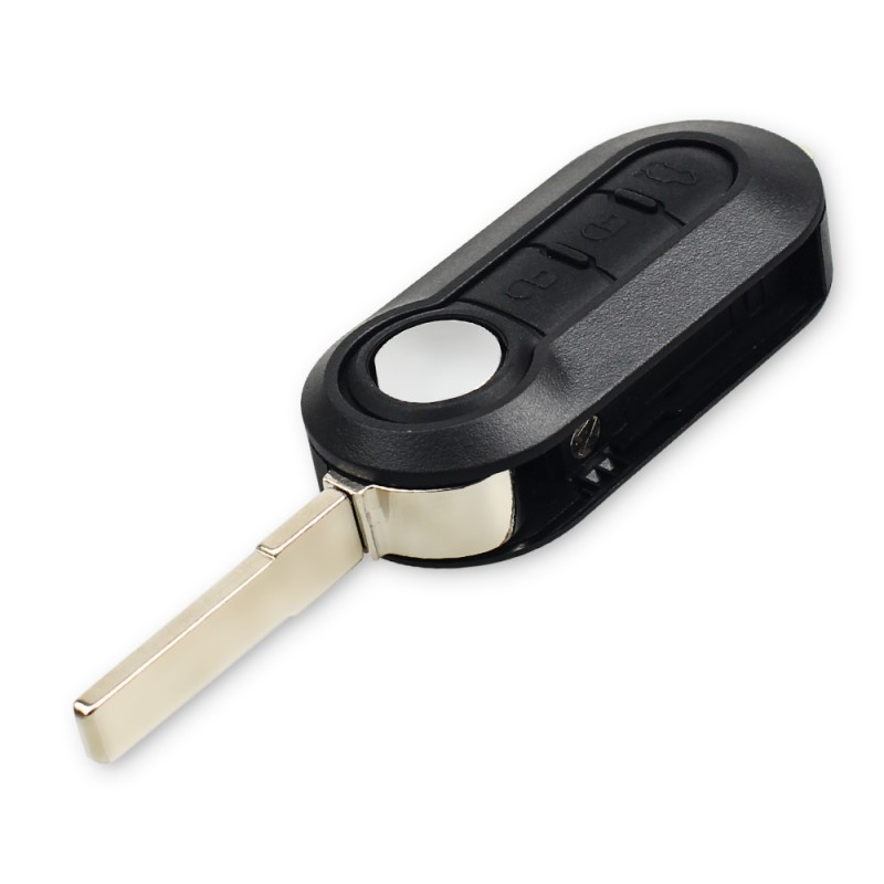 Cheie Auto Completa Techstar® compatibila cu Fiat, 500, Grande, Punto, ID46 PCF7926ATT, 433Mhz, 3 Butoane, Delphi
