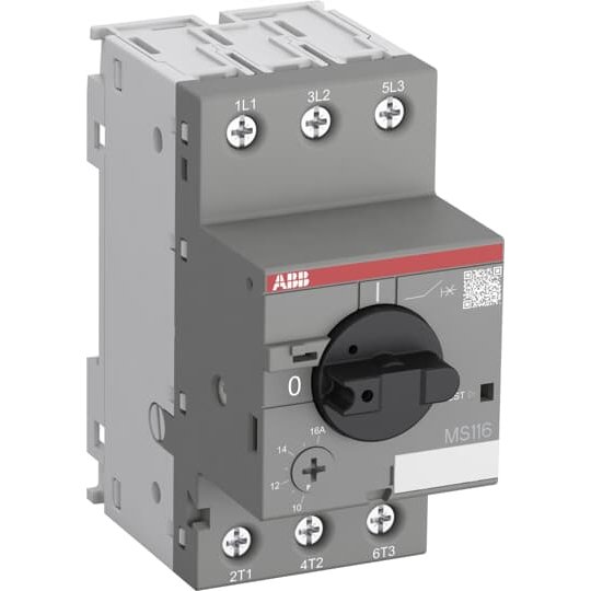 Intrerupator MS116-1.6 protectie motor 1-1.6A ABB 1SAM250000R1006