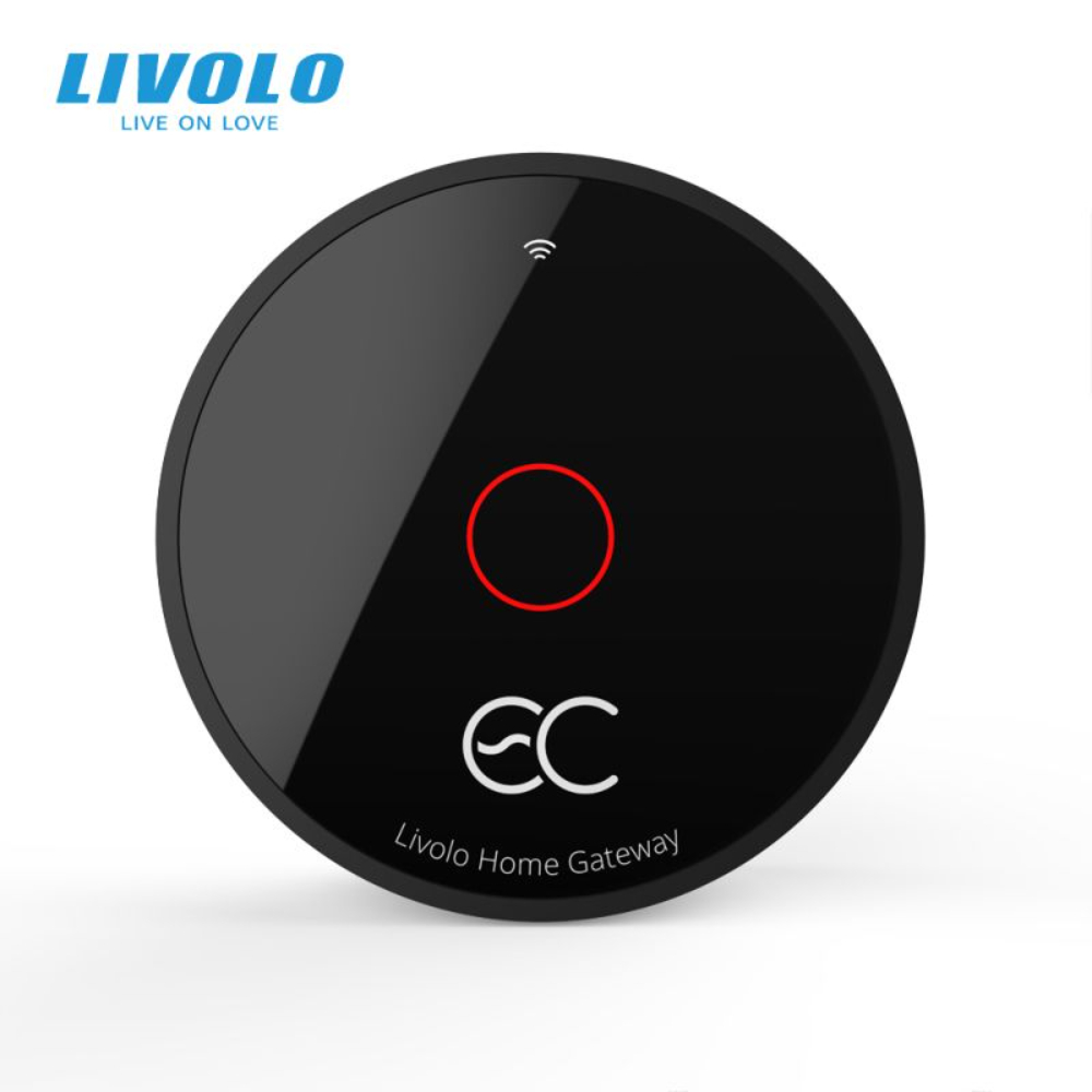 Smart hub Livolo Zigbee EC 3.0, sticla cristal termorezistenta, microUSB , 5 V, control aplicatie & Wi-Fi, compatibil cu intrerupatoare Zigbee